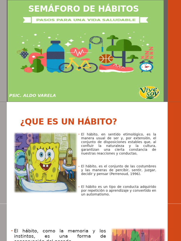 Semáforo de Hábitos Saludables | PDF | Motivación | Motivacional