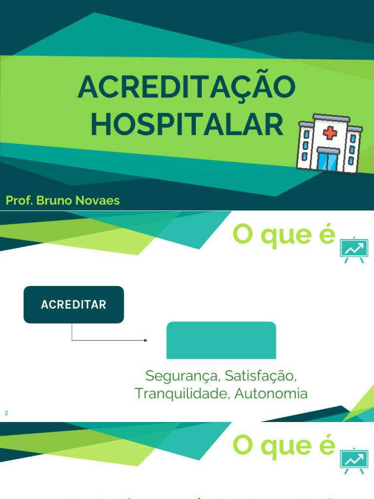 Tipos de Acreditação Hospitalar ONA | PDF | Brasil | Qualidade (negócios)