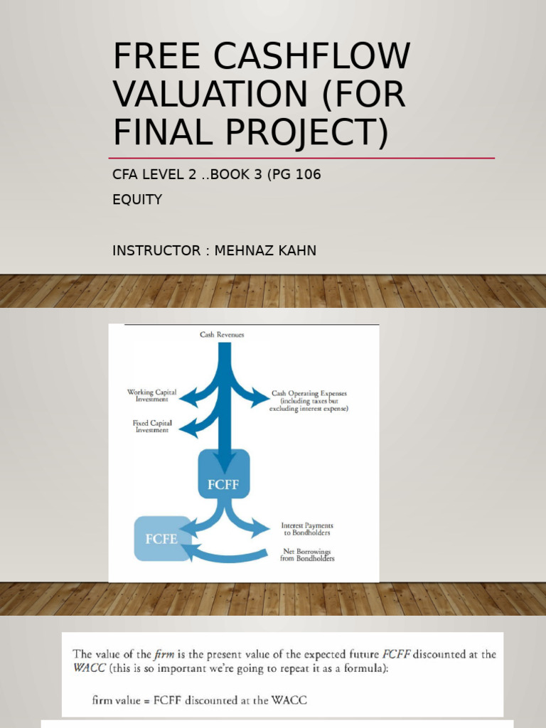 Free Cashflow Valuation | PDF