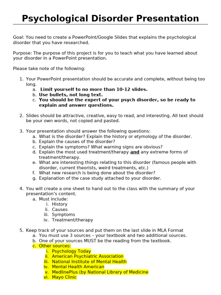 Understanding Psychological Disorders | PDF | Mental Disorder ...