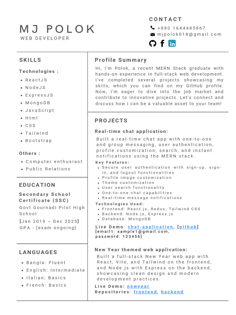 Full-Stack Developer Portfolio | PDF | Cyberspace | Web Software