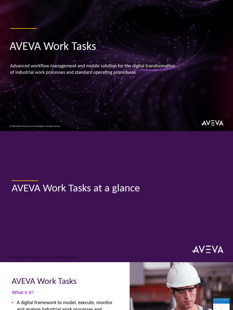 AVEVA Work Tasks: Digital Transformation | PDF | Mobile App ...