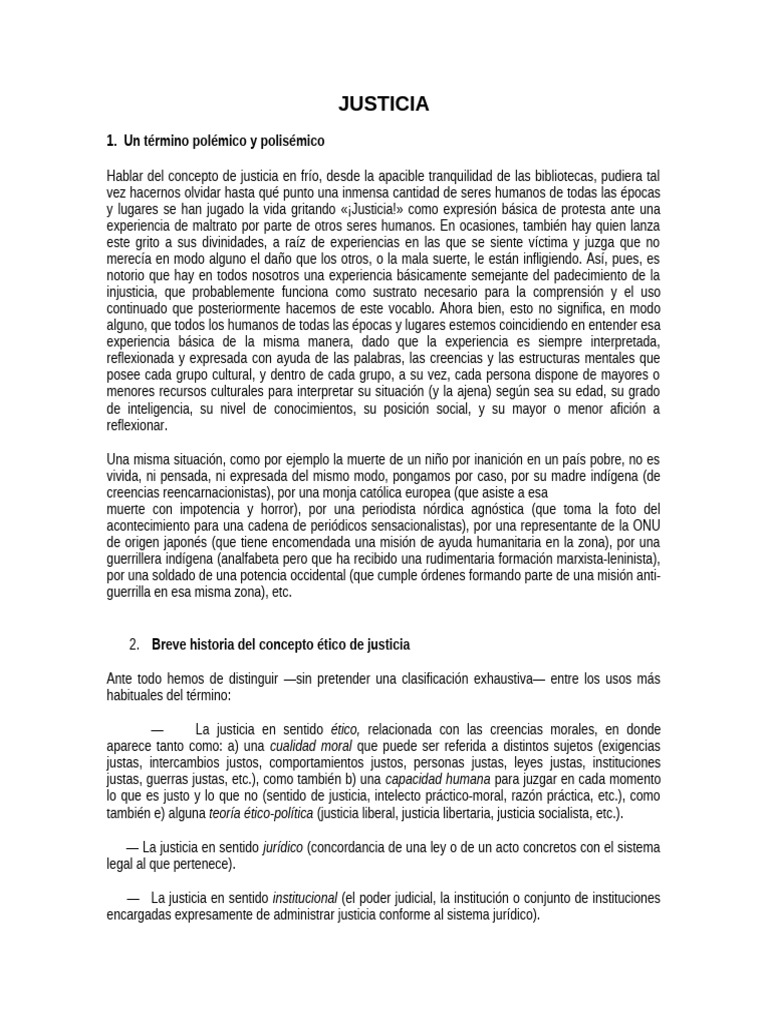 Justicia Desde La Etica | PDF | Justicia | Crimen y violencia