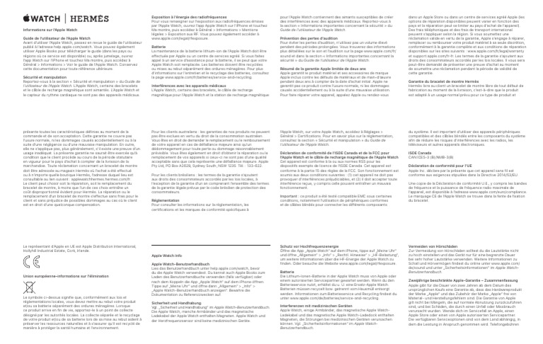 Guide complet de l'Apple Watch | PDF | Apple Inc. | Apple Watch