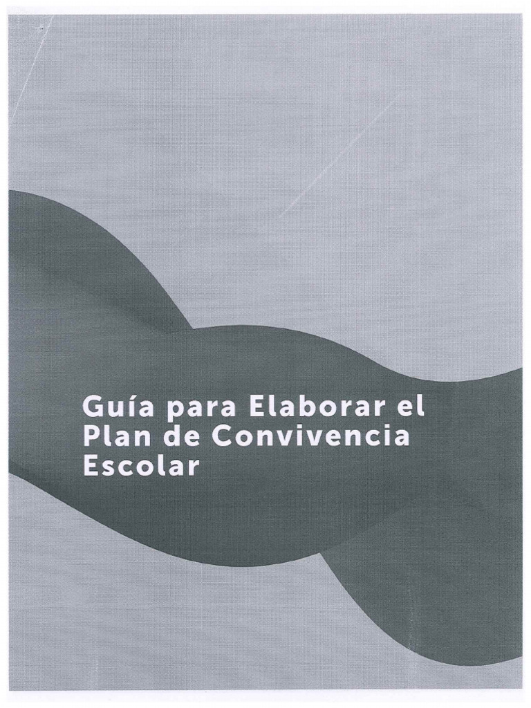 Guia para Elaborar El Plan de Convivencia Escolar | PDF