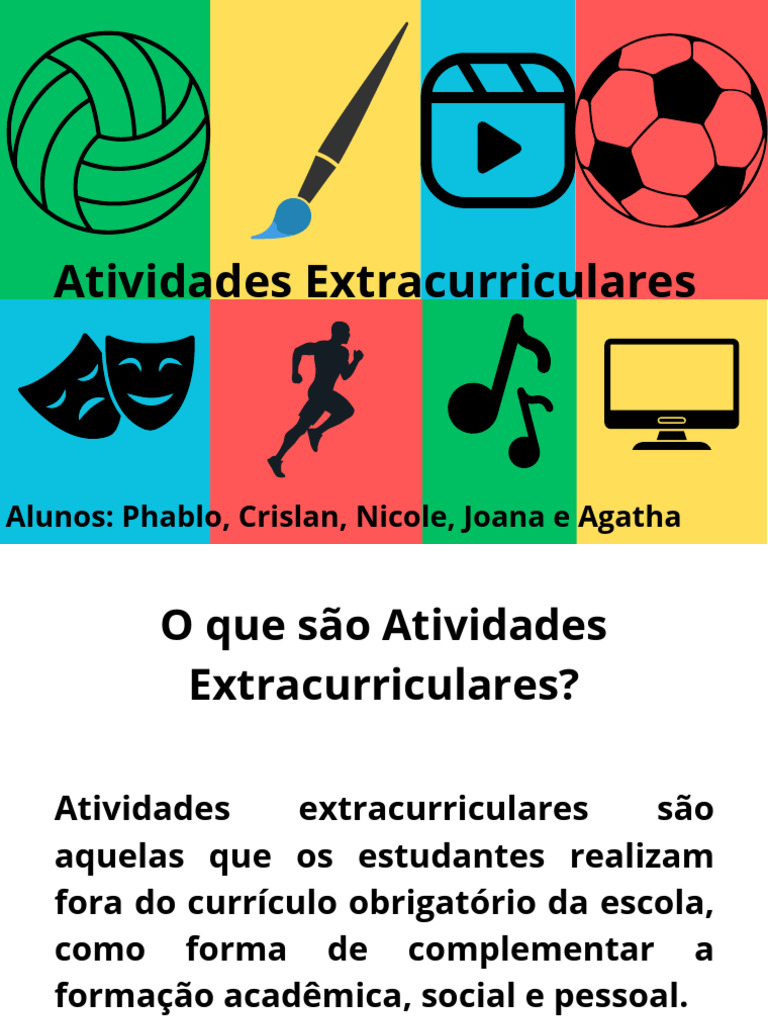 Importância das Atividades Extracurriculares | PDF | Science