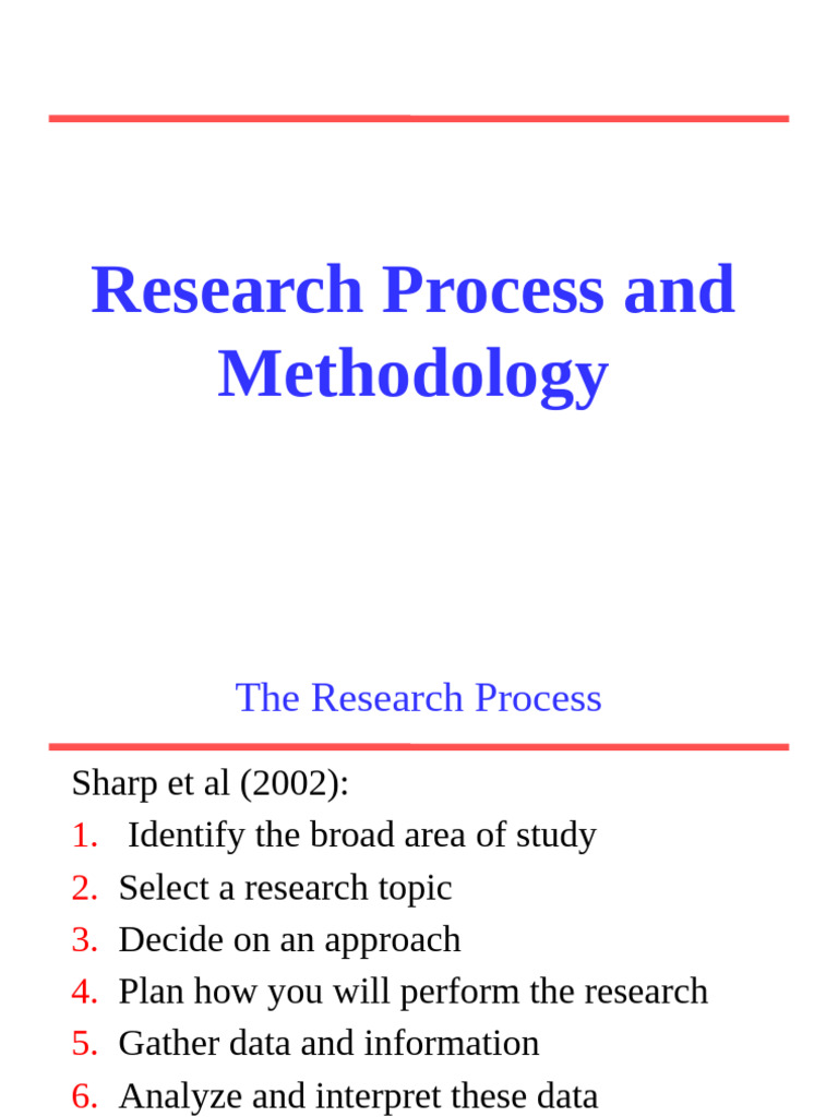 Research Process and Paper Structure Guide | PDF | Methodology ...