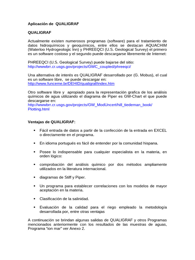 Aplicación y Ventajas de QUALIGRAF | PDF | Software
