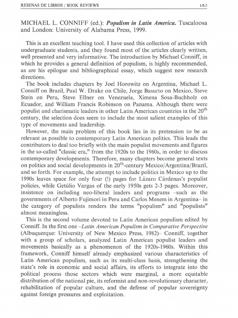 Latin American Populism Explored | PDF | Populism | Neoliberalism