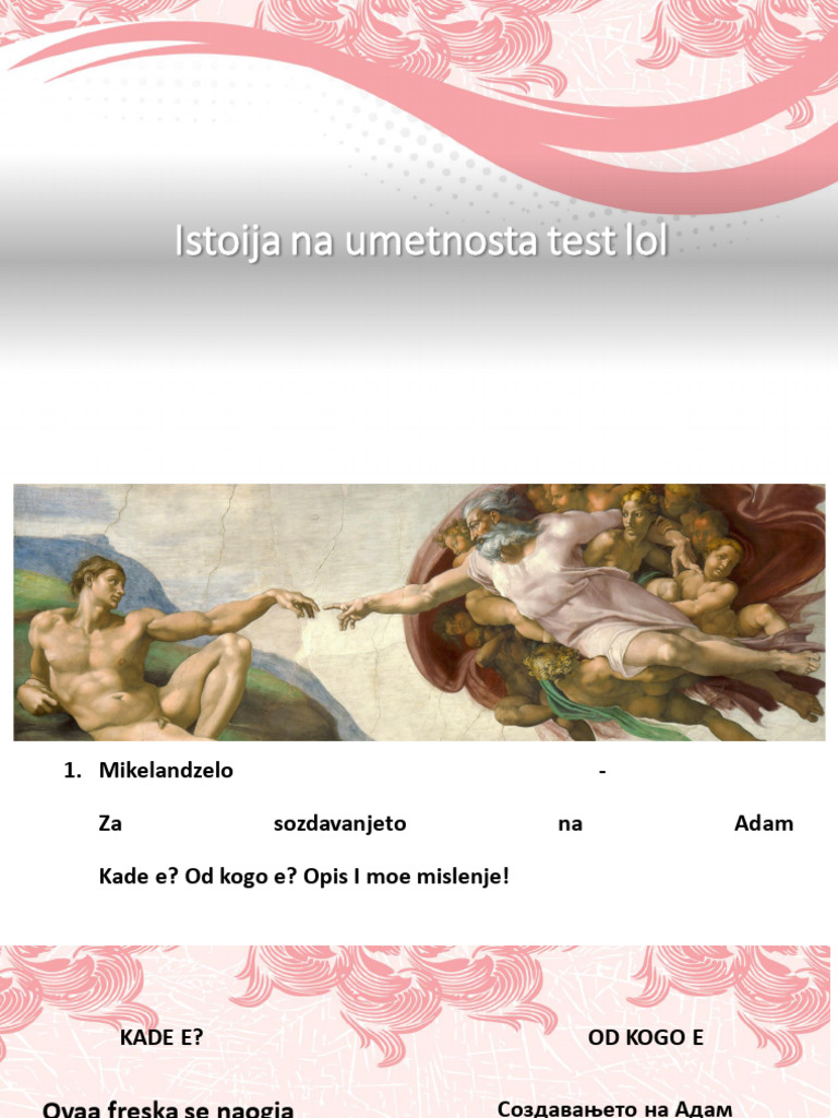 visoka renesansa test | PDF