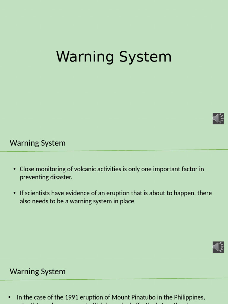 Volcanic Warning Systems Explained | PDF