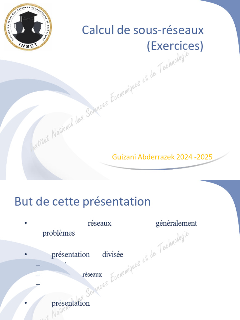 Guide de calcul des sous-réseaux IP | PDF | Adresse IP | Protocoles réseau