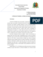 Divisão do trabalho e modos de produção na história