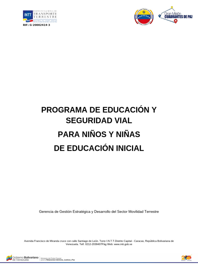 Programa Educacion Inicial | PDF | Educación de la primera infancia ...