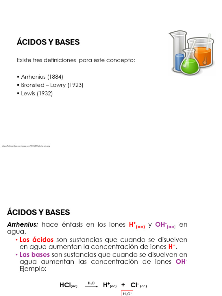 Acidos y Bases | PDF | Ácido | Ph
