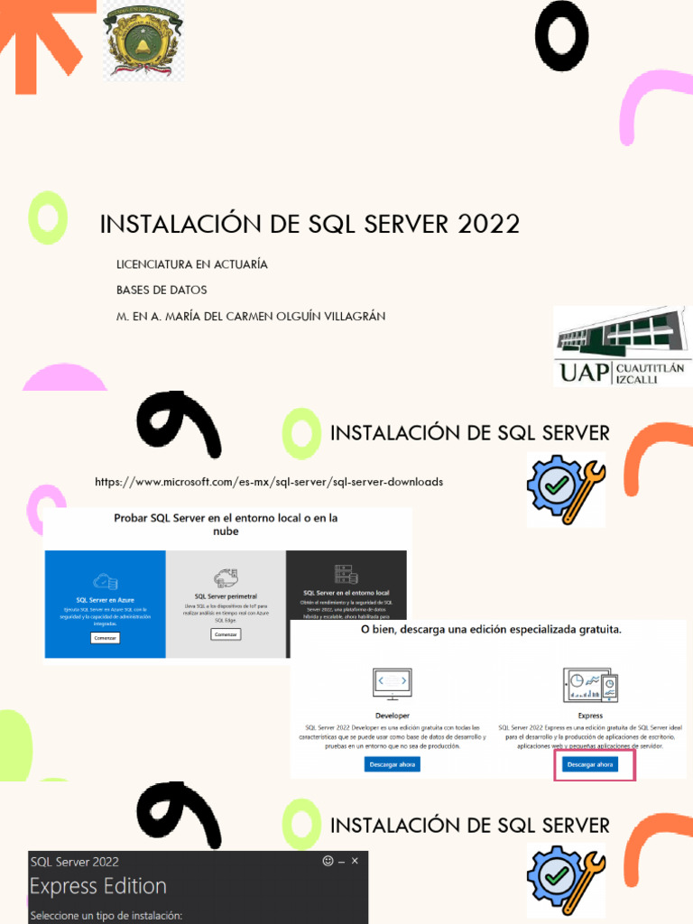Guía de Instalación de SQL Server 2022 | PDF