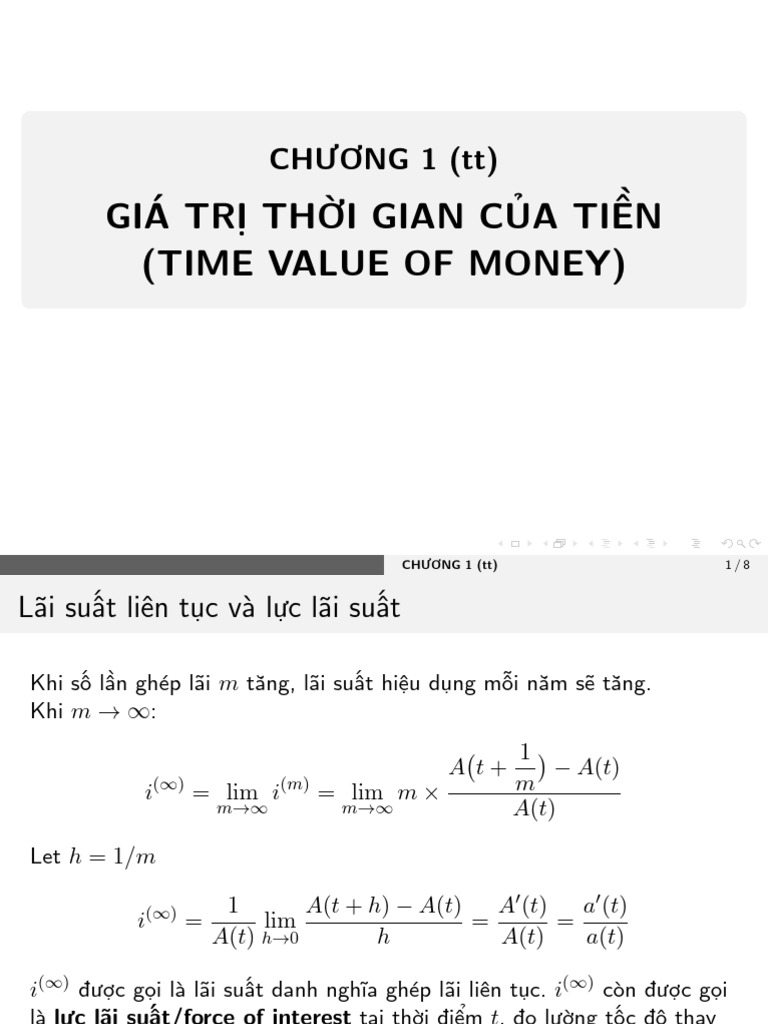 Module 1 - Time Value of Money (Cont.) | PDF