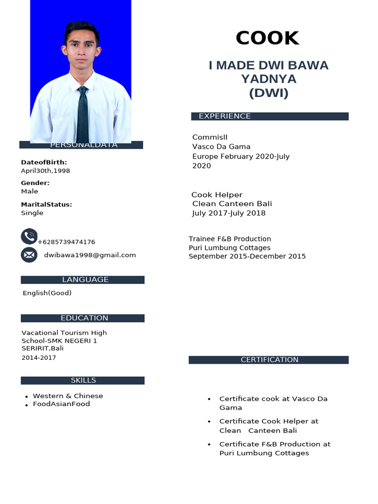 Standar CV | PDF