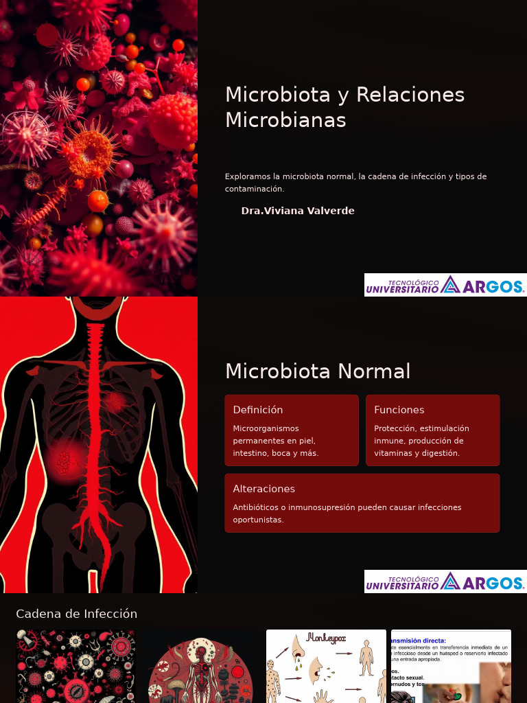 3.microbiota y Relaciones Microbianas | PDF | Infección | Las bacterias