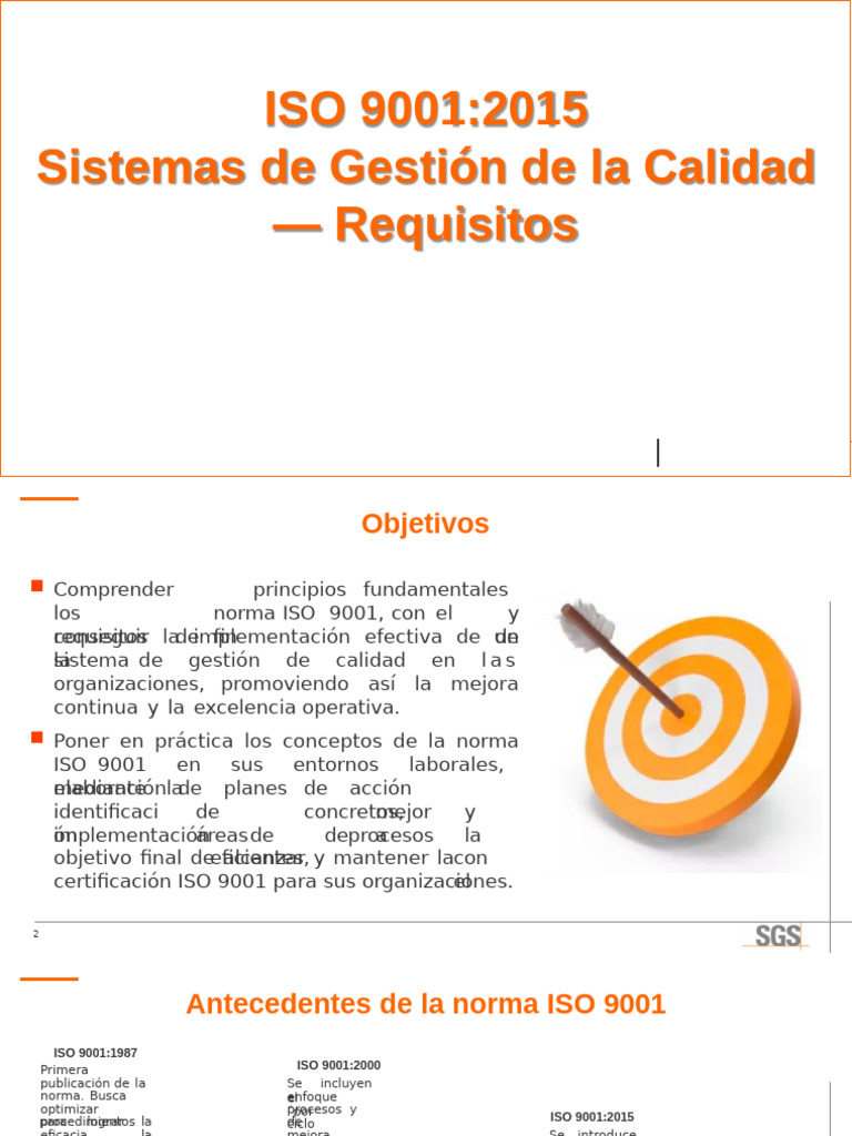 Material Aprendizaje - ISO 9001.2015 Sistemas de Gestión de La Calidad ...