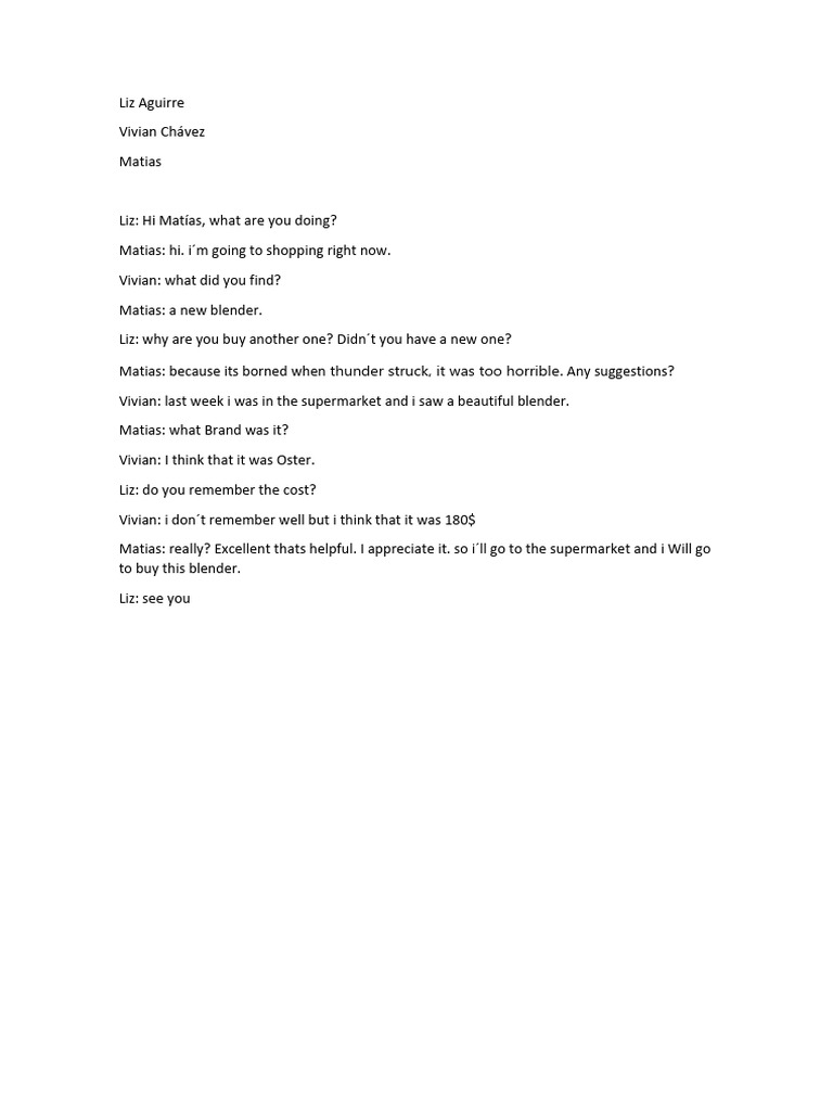 Conversation Pdf