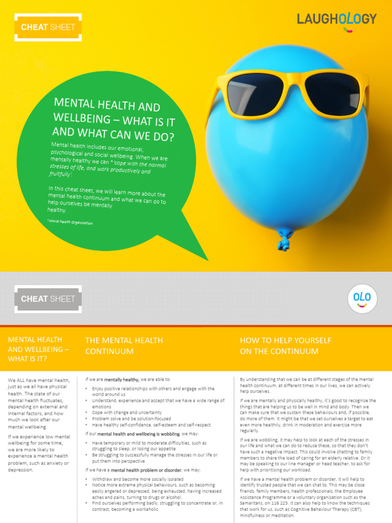 Mental Health and Wellbeing - approvedNHSC | PDF | Mental Health ...