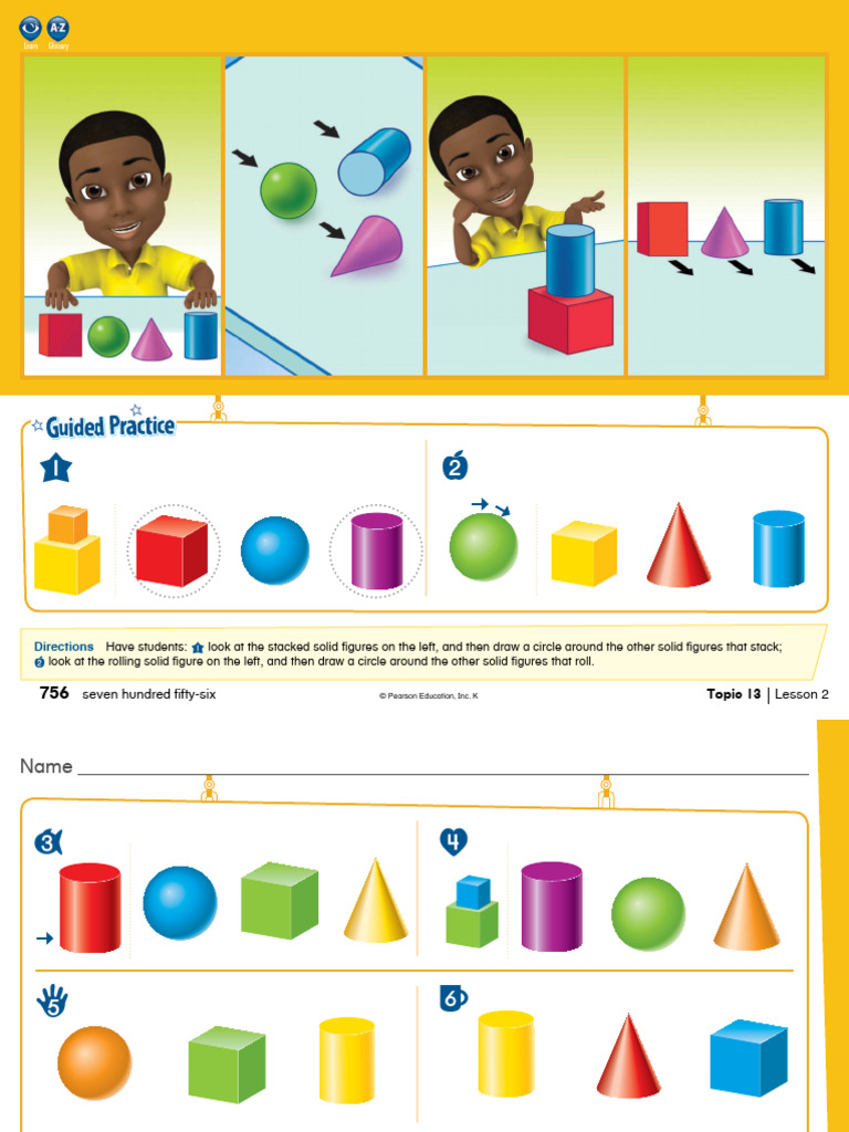 Stacking Solid Figures Activity | PDF