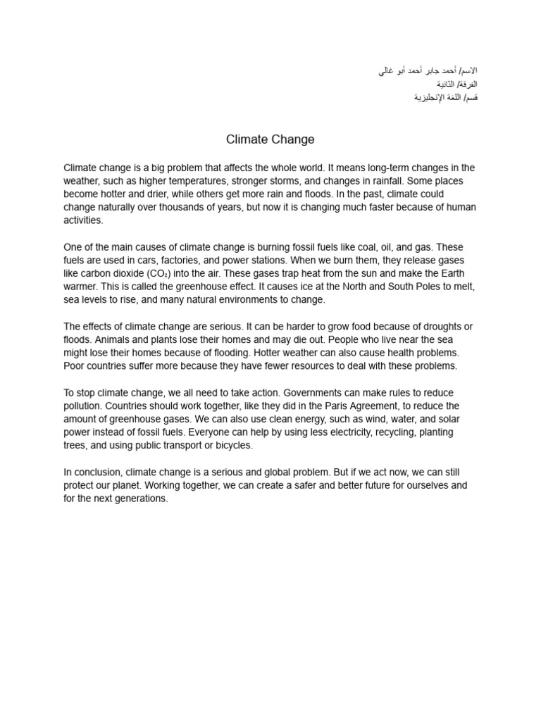 Understanding Climate Change Issues | PDF