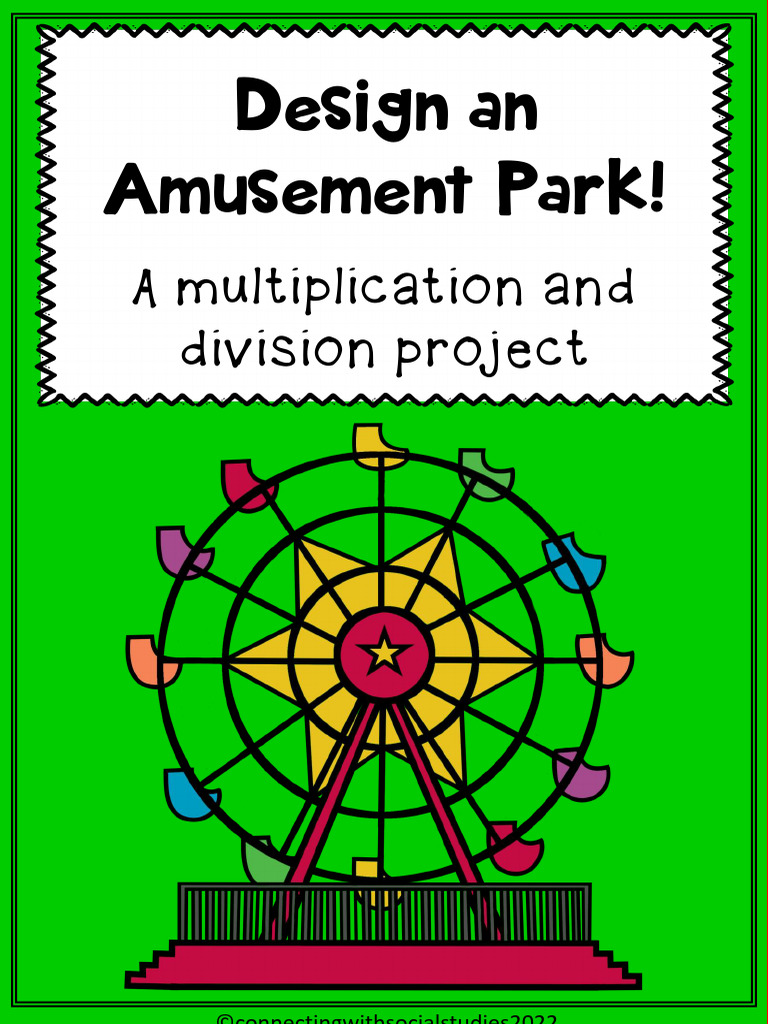 Amusement Park Math Project Worksheets | PDF | Amusement Park | Ice Cream