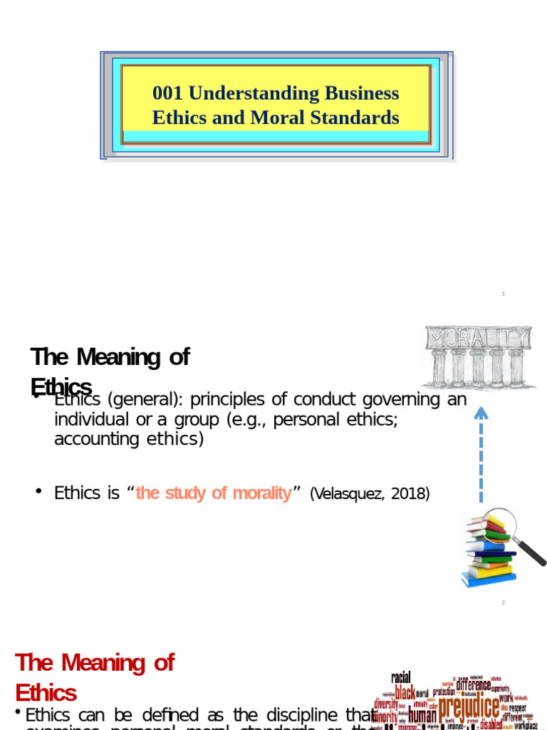 2 Business Ethics and Moral Standards | PDF | Morality | Relativism