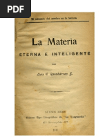 La Materia Eterna e Inteligente