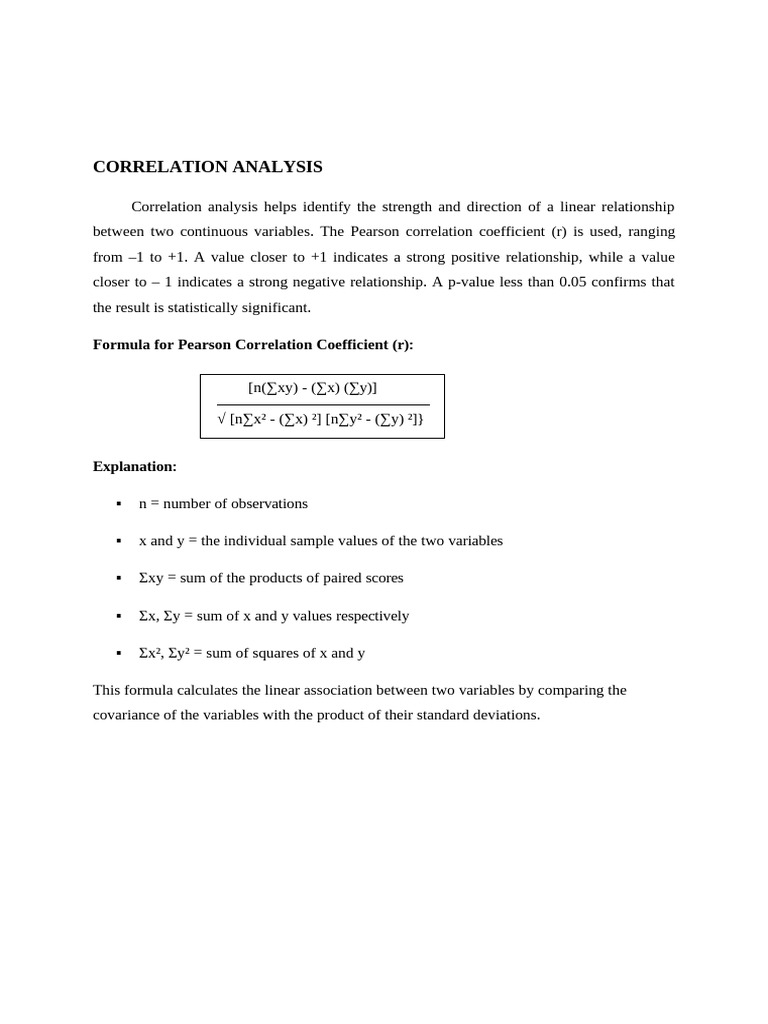 Correlation Analysis of SBI YONO Usage | PDF | Statistical Analysis ...