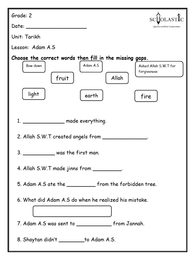Grade 2 Adam A | PDF
