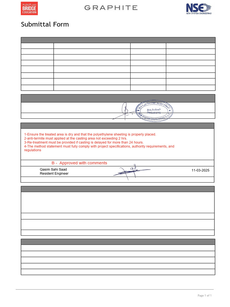 1074 NSE ZZ XX MST CI 0002 MSRA For Anti Termite Treatment (Ms. Star Al ...