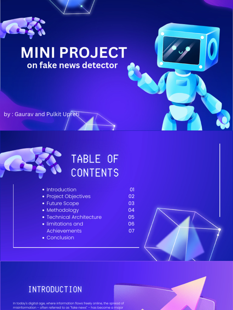 Mini Project on Fake News Detection | PDF | Artificial Intelligence ...