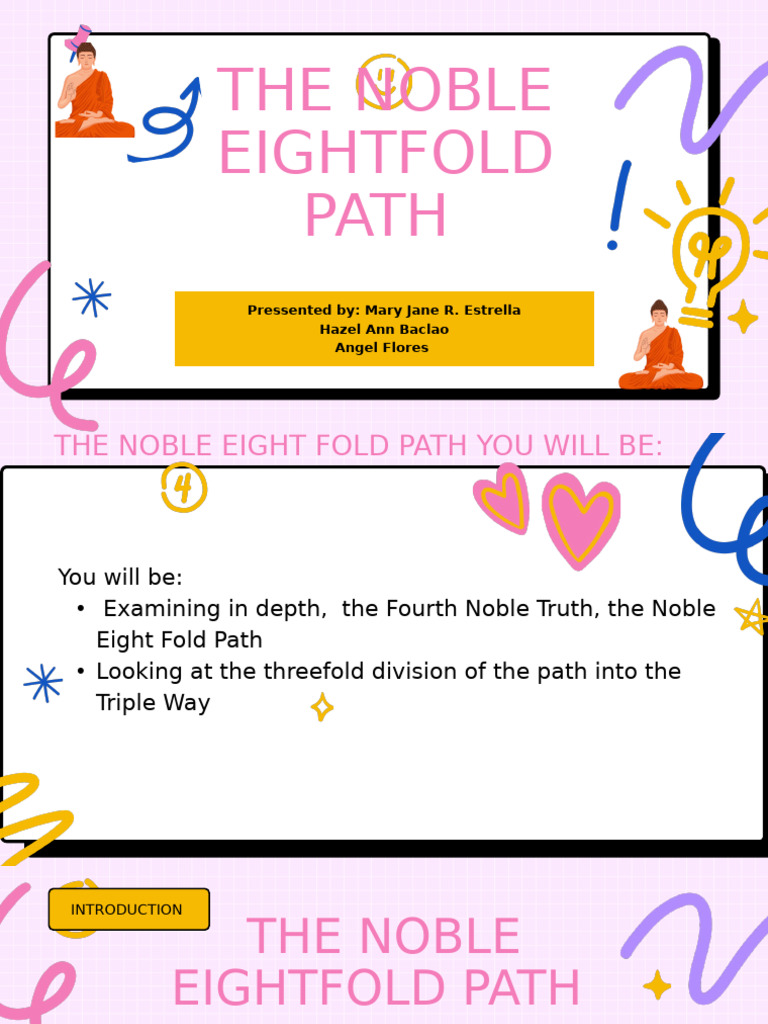 Understanding the Noble Eightfold Path | PDF | Noble Eightfold Path ...