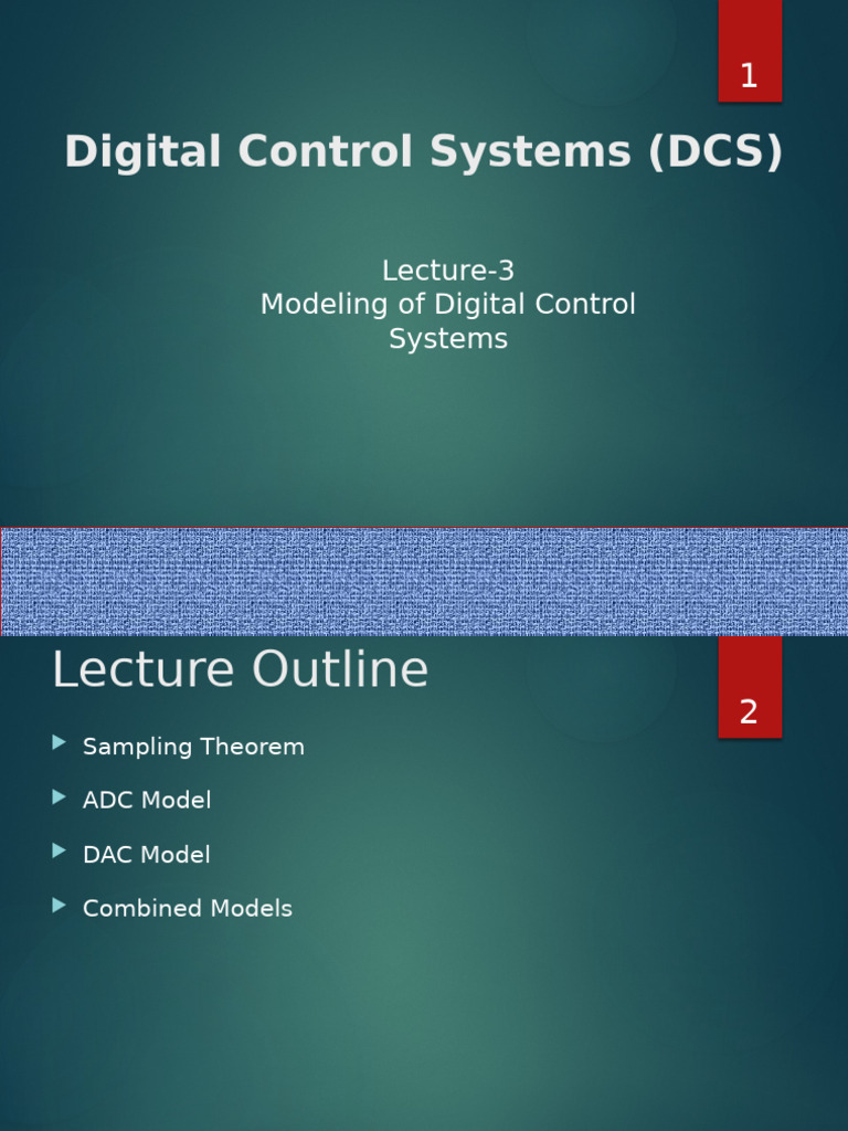 Lecture 3 | PDF | Sampling (Signal Processing) | Analog To Digital ...