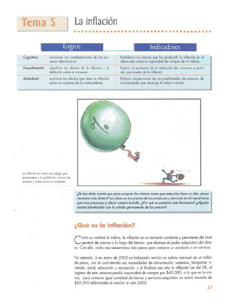 Guía Ec - Pol - 5 La Inflación | PDF