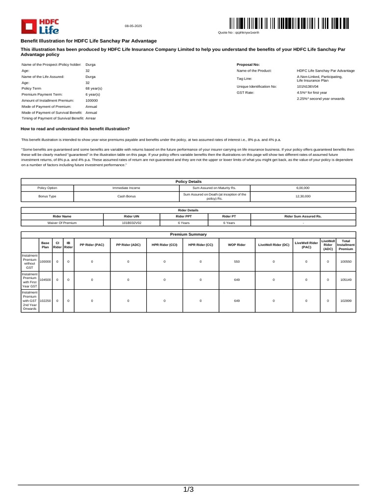 Illustration - 2025-05-08T134050.033 | PDF | Insurance | Life Insurance