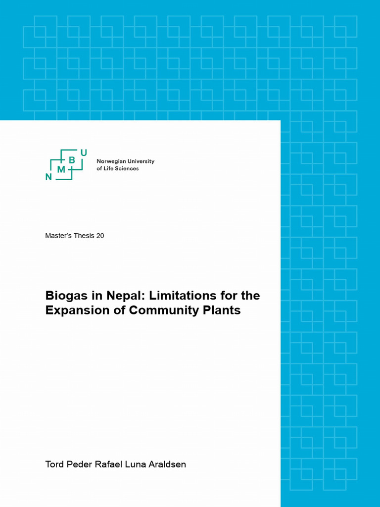Biogas Community Plant Challenges in Nepal | PDF | Biogas | Manure