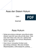 Asas Dan Sistem Hukum