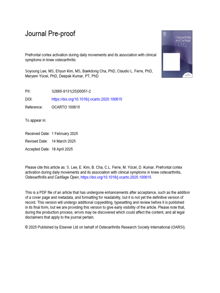 1 s2.0 S2665913125000512 Main | PDF | Prefrontal Cortex | Neuroscience
