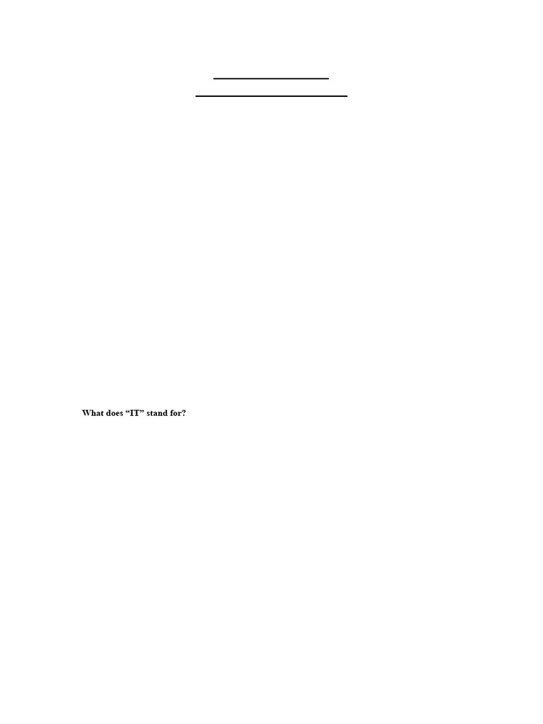 Information Technology 25 | PDF | Security | Computer Security