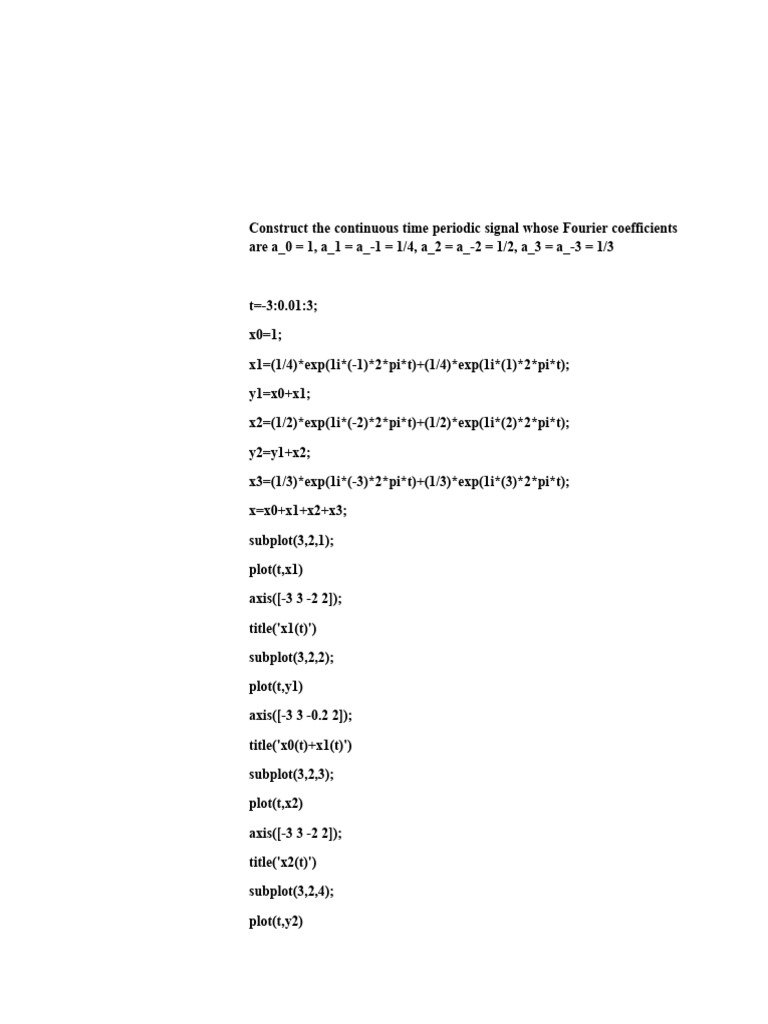 Exp6dsp Code | PDF