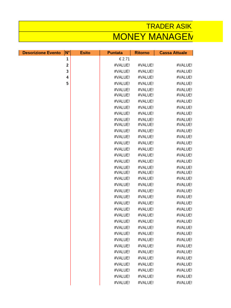 Money Management Sheet ASIK RANA | PDF