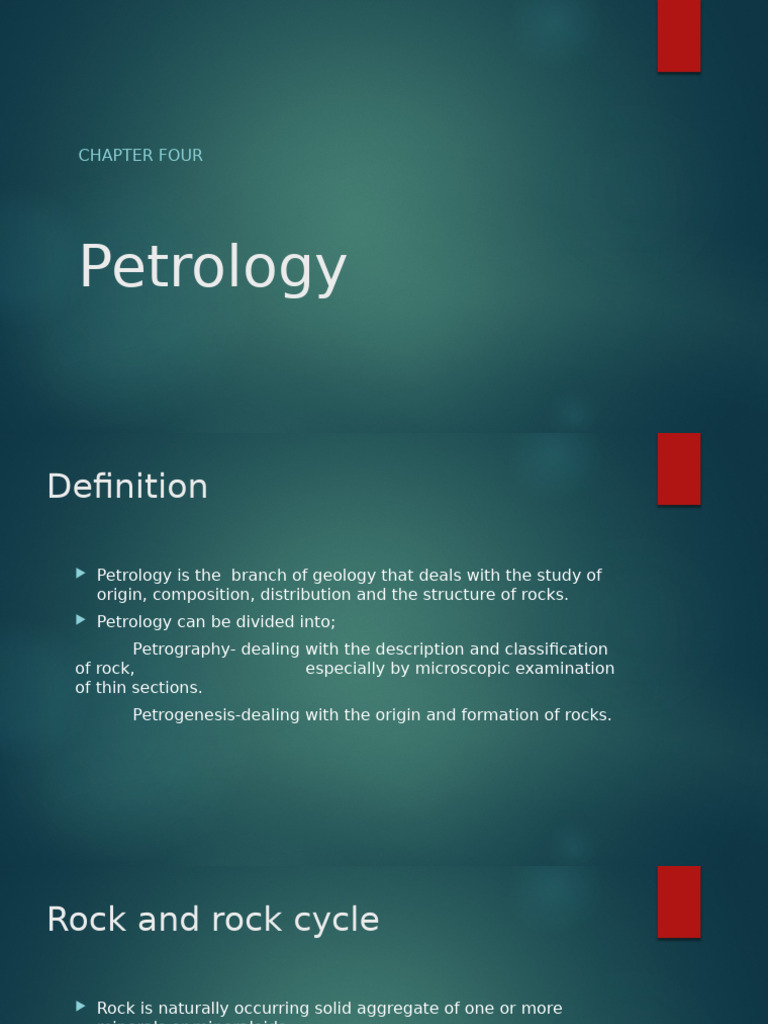 Understanding Petrology and Rock Types | PDF | Rock (Geology) | Igneous ...