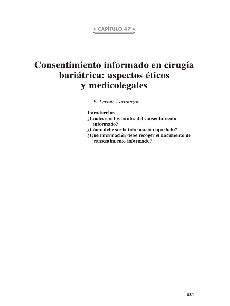 Consentimiento Informado | PDF