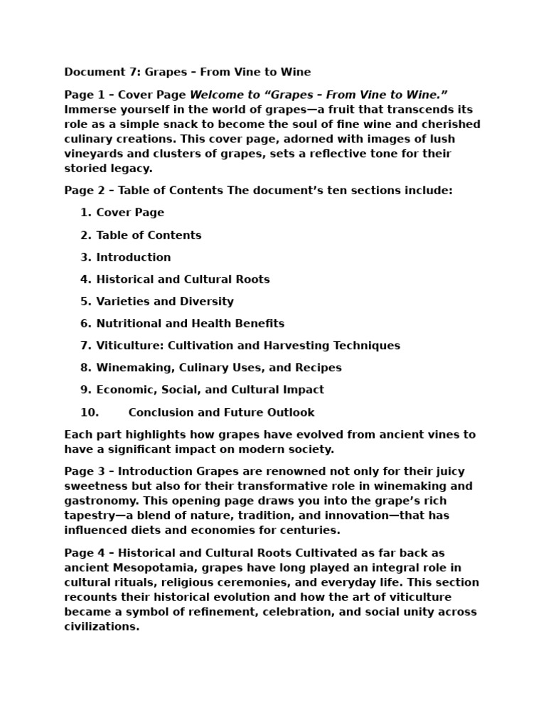 Grapes | PDF | Grape | Vitis
