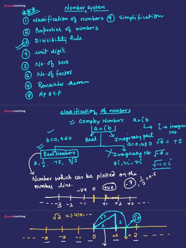 NumberSystem-01 1016AM | PDF