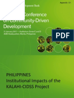 Appendix E1_Sustainability of Institutional Impacts of KALAHI-CIDSS Project